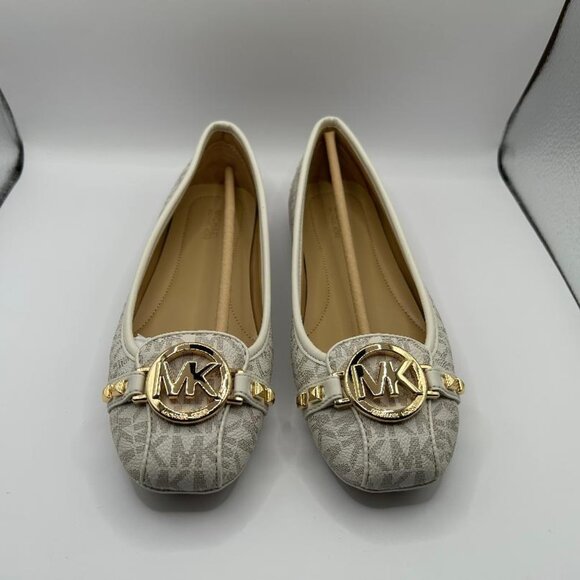 Michael Kors Fulton Moc Flat in Vanilla - Picture 1 of 9
